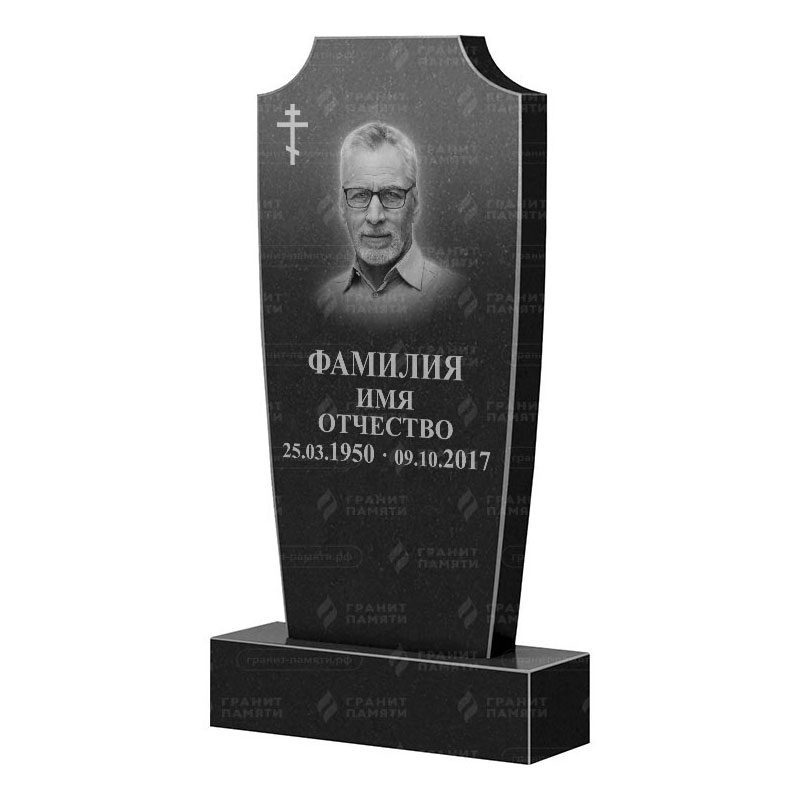 Памятники из гранита вертикальные в Кургане | Гранитный памятник ФГ-010