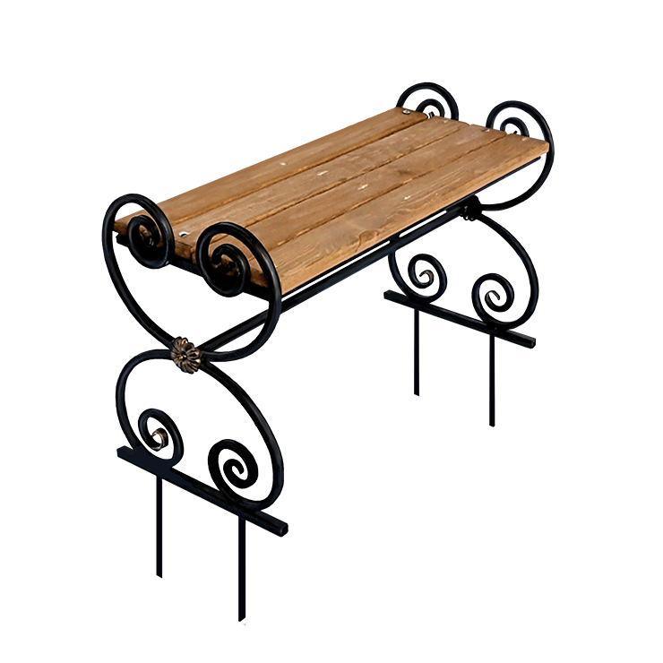 Кованые изделия в Кургане | Кованая скамейка СТ.001