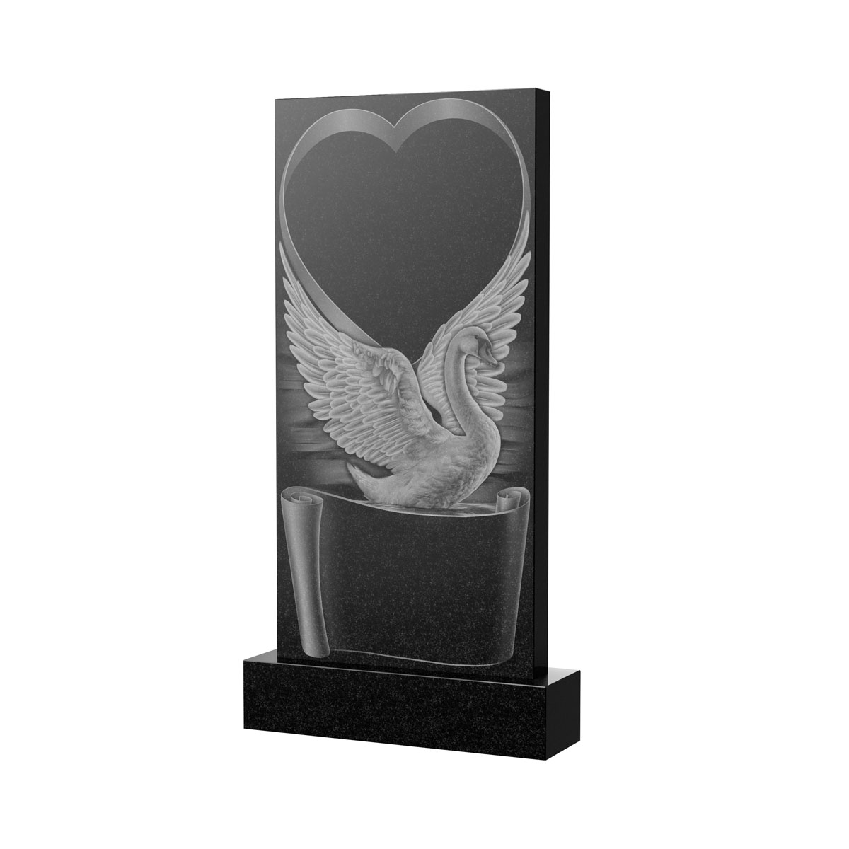 Художественное оформление памятника в Кургане | Художественное оформление на гранитную стелу, рисунок ВХО-034