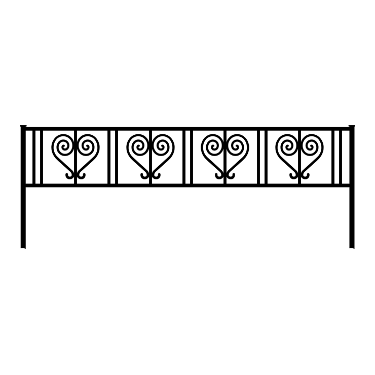 Кованые изделия в Кургане | Кованая оградка ОГ.005