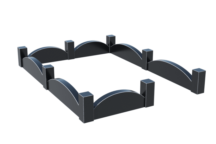 Цоколи на могилу в Кургане | Цоколь на могилу №0001