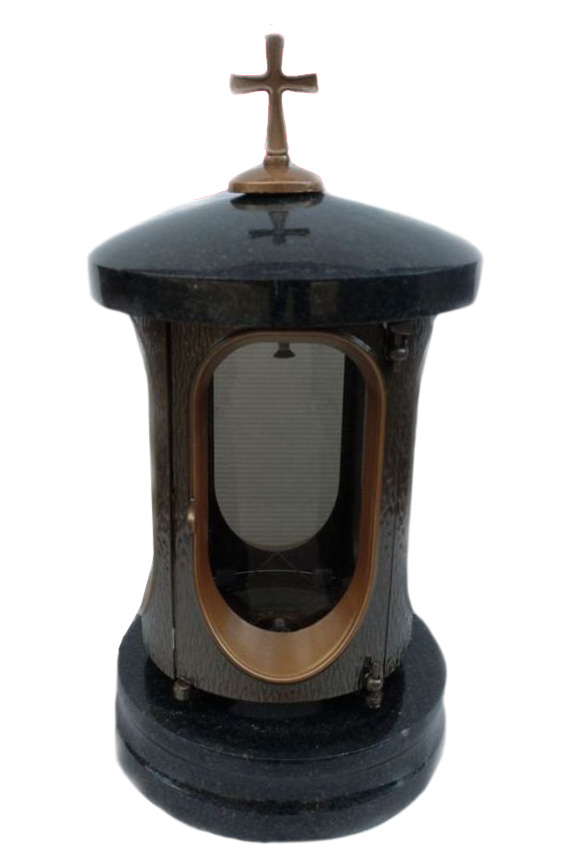 Лампадки из камня на могилу в Кургане | Лампадка из гранита Габбро