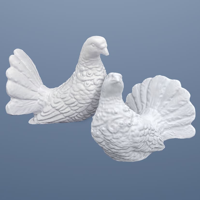 Скульптуры из искусственного мрамора в Кургане | Голубь пара