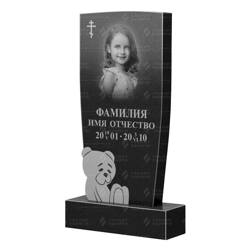 Памятники из гранита детские в Кургане | Гранитный памятник ФГ-101