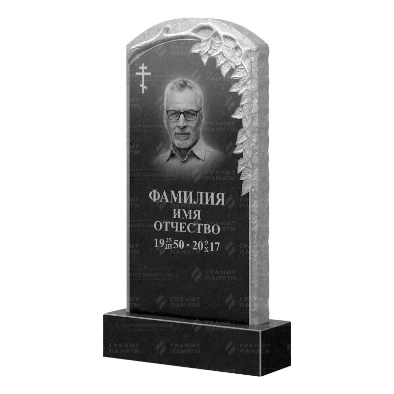 Памятники из гранита с деревом в Кургане | Гранитный памятник ФГ-107