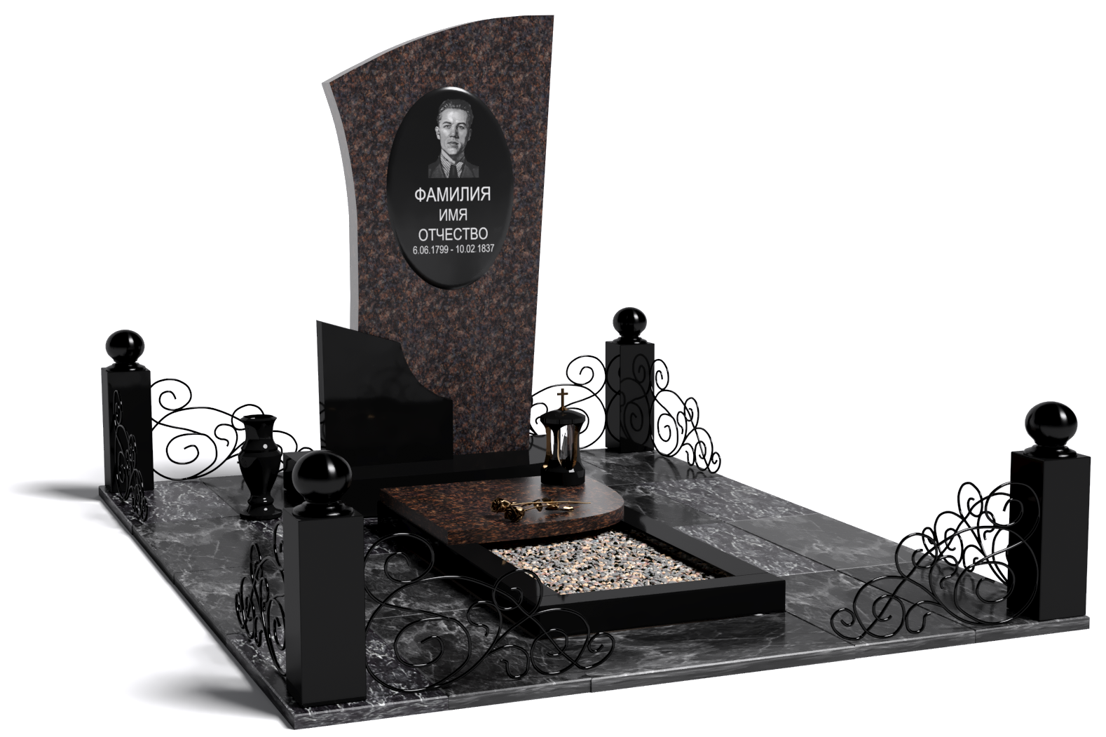 Одинарные мемориальные комплексы в Кургане | Мемориальный комплекс №12