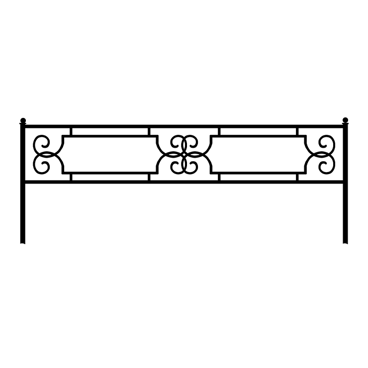 Кованые изделия в Кургане | Кованая оградка ОГ.004