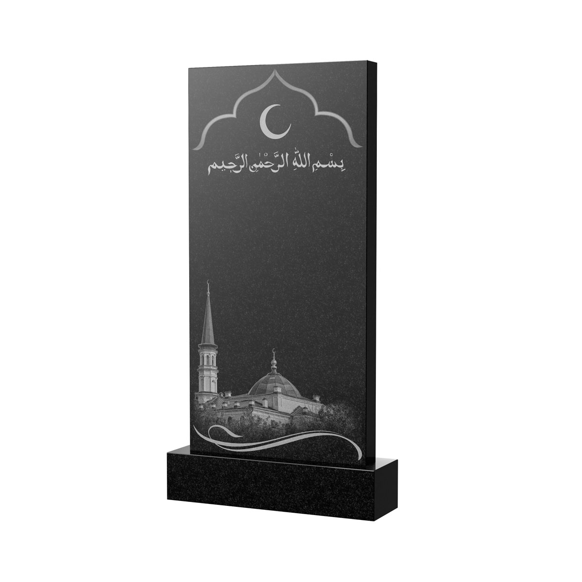 Художественное оформление памятника в Кургане | Художественное оформление на гранитную стелу, рисунок ВХО-037