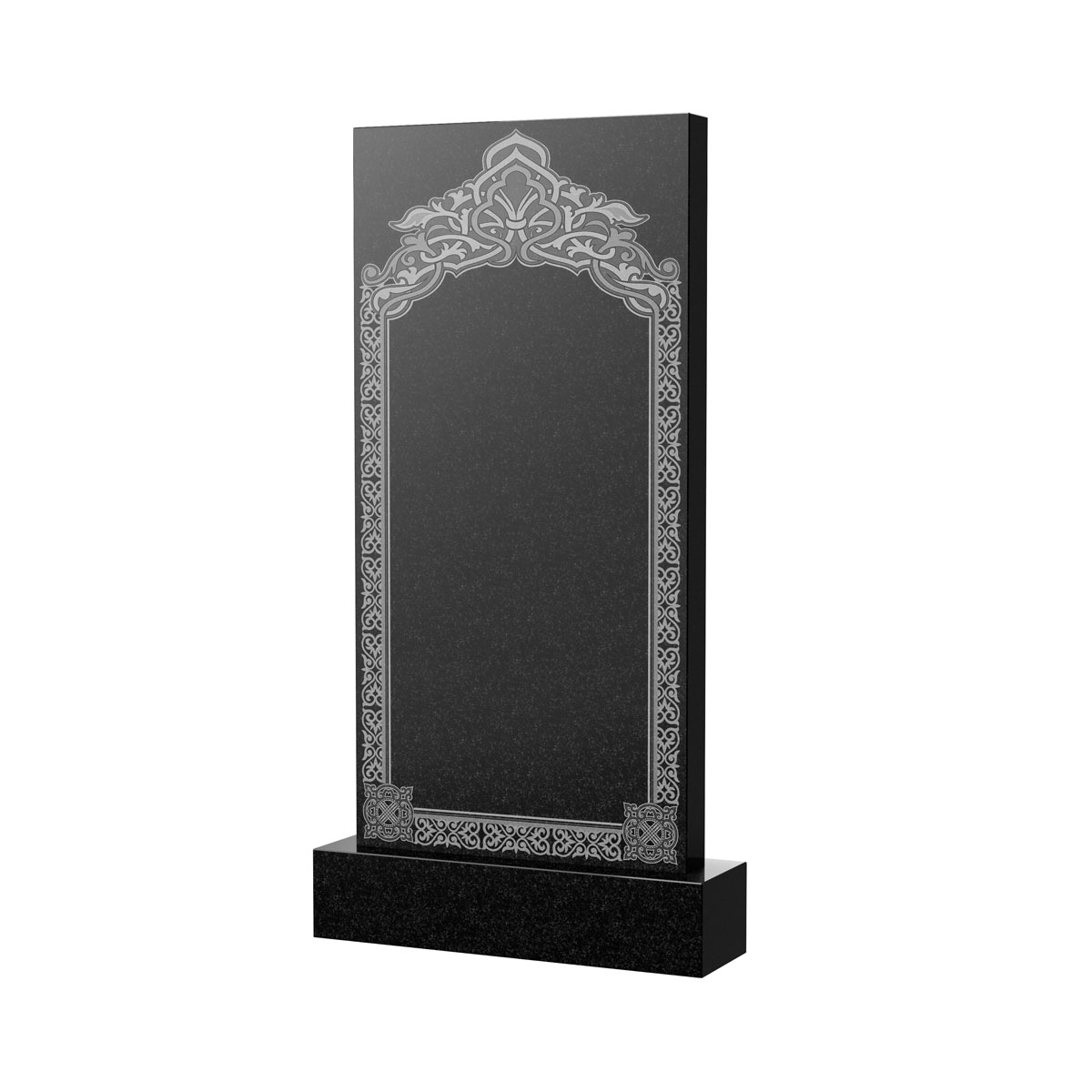 Художественное оформление памятника в Кургане | Художественное оформление на гранитную стелу, рисунок ВХО-044