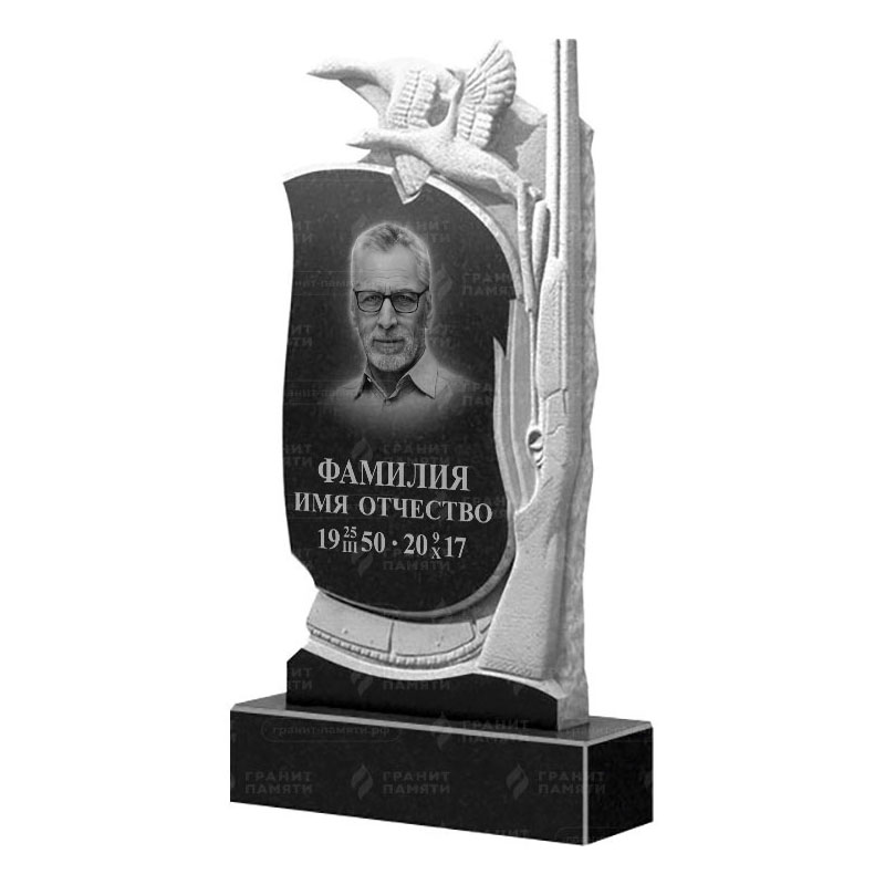 Памятники из гранита резные в Кургане | Гранитный памятник ФГ-122