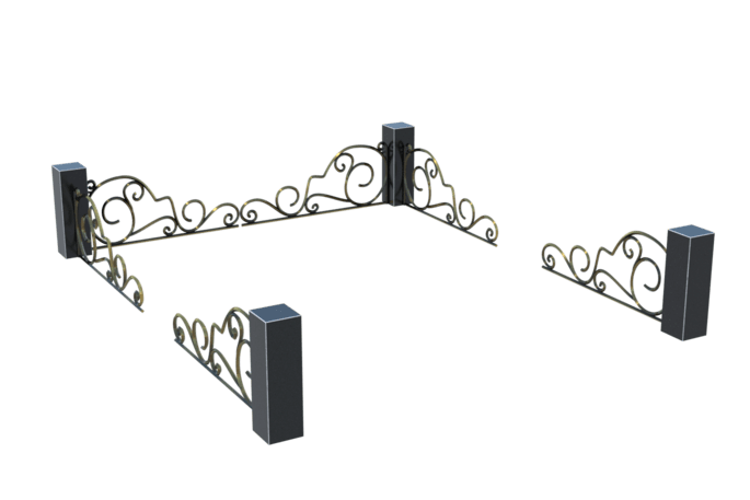 Цоколи на могилу в Кургане | Цоколь на могилу №0051