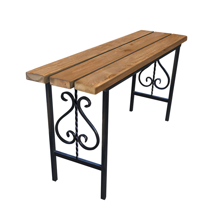 Кованые изделия в Кургане | Кованая скамейка СТ.003