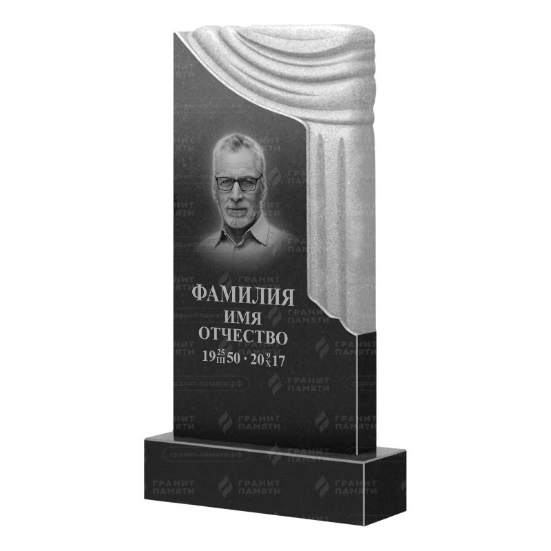 Памятники из гранита резные в Кургане | Гранитный памятник ФГ-121