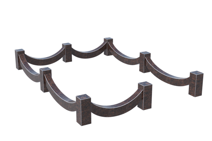 Цоколи на могилу в Кургане | Цоколь на могилу №0025