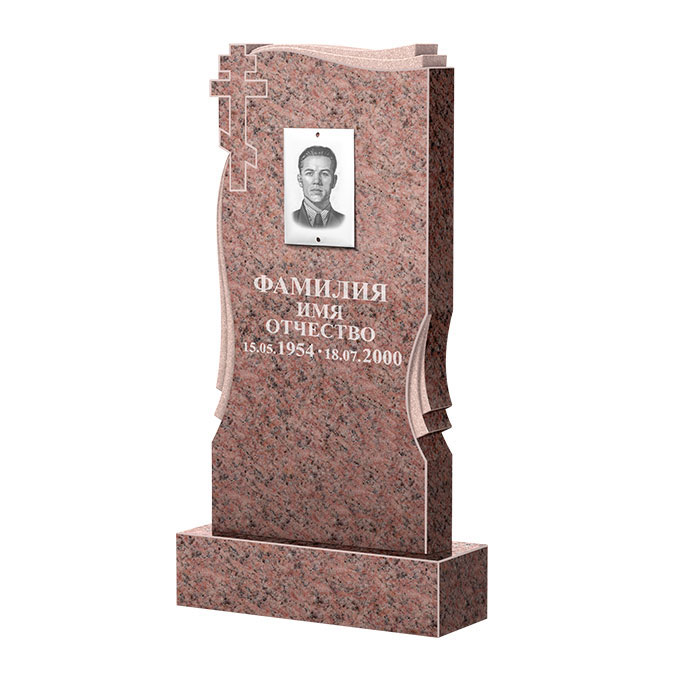 Гранитные памятники в Кургане | Памятник из гранита Розалия Pink ФГЦ-185