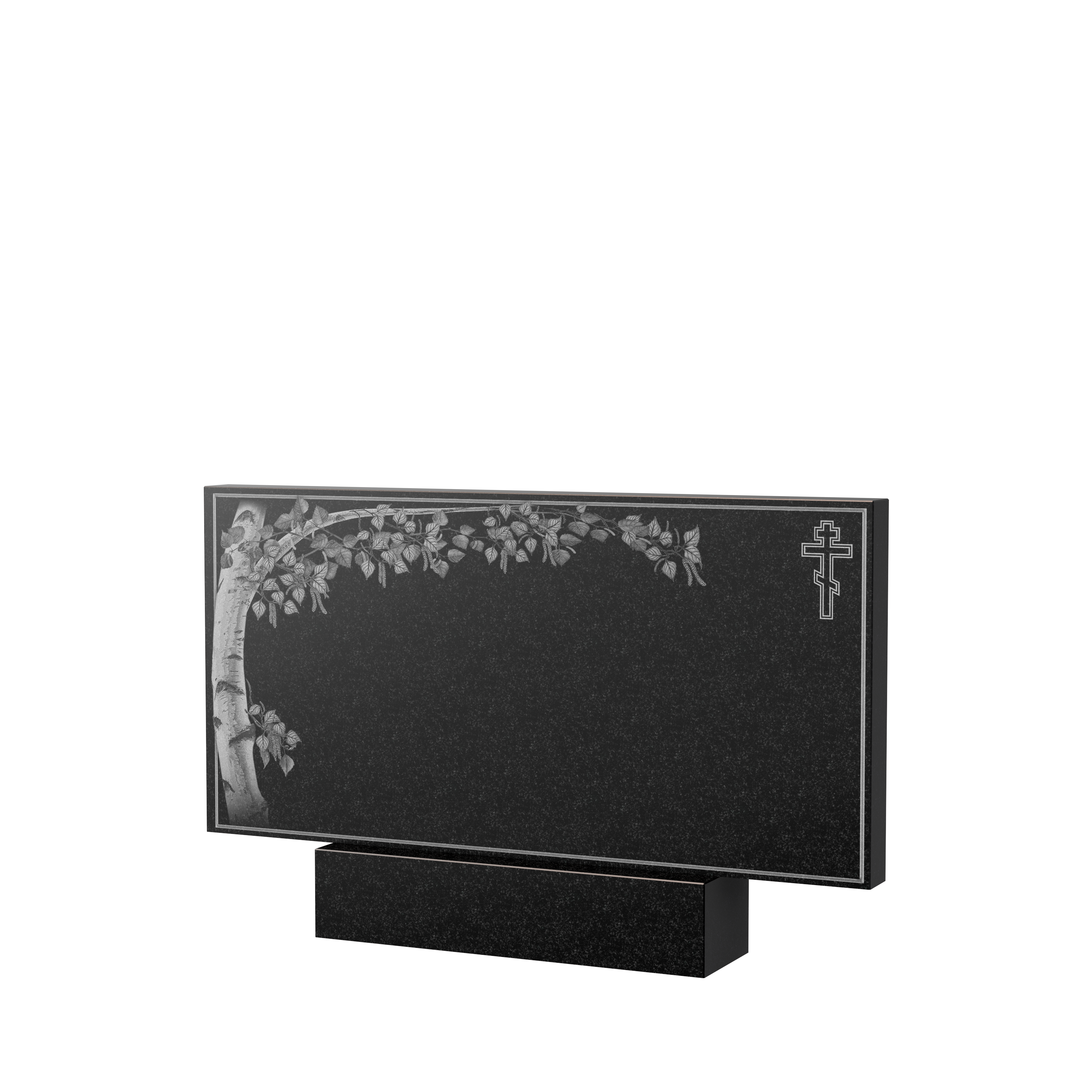 Художественное оформление памятника в Кургане | Художественное оформление на гранитную стелу, рисунок ГХО-005