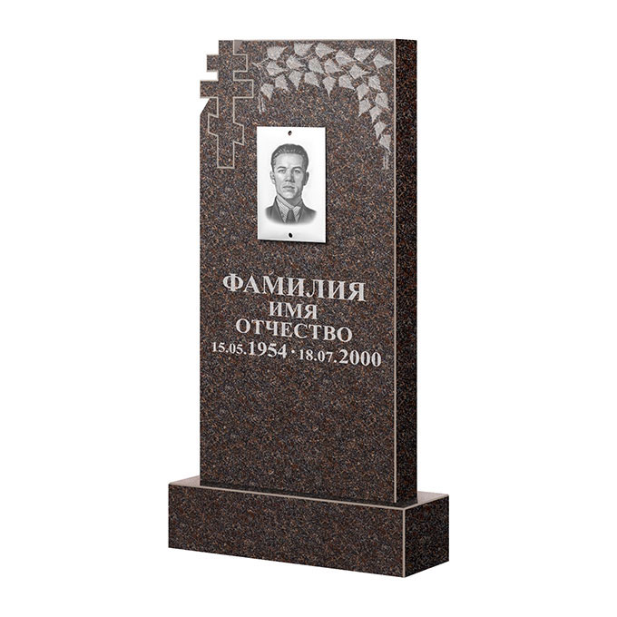 Гранитные памятники в Кургане | Памятник из гранита Карел Brown ФГЦ-202