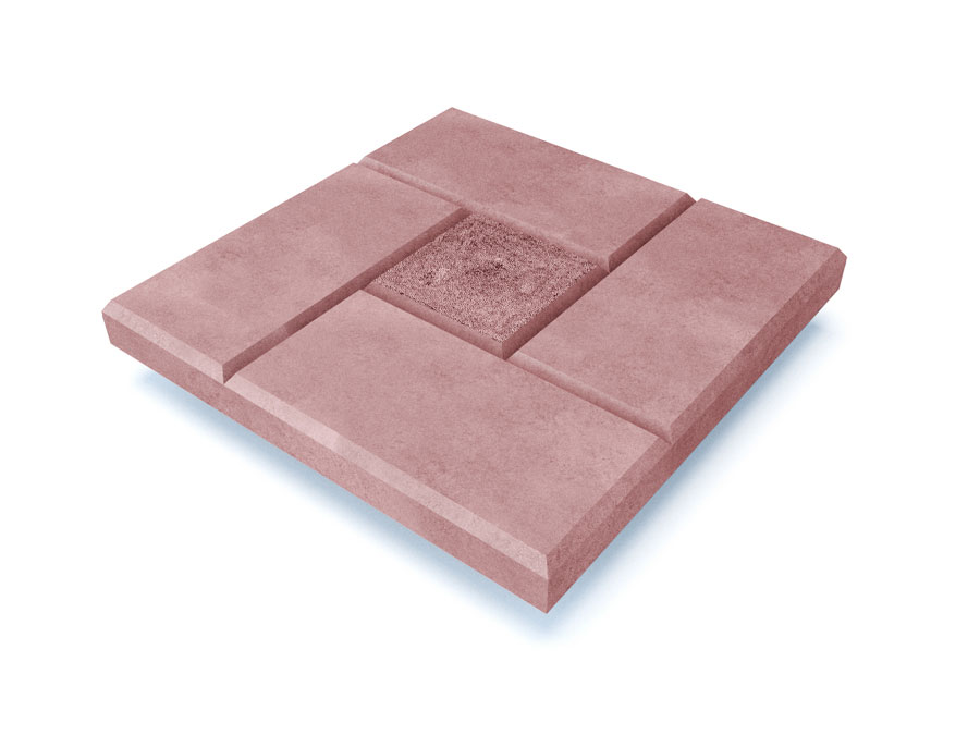 Плитка для облицовки памятников в Кургане | Тротуарная плитка красная