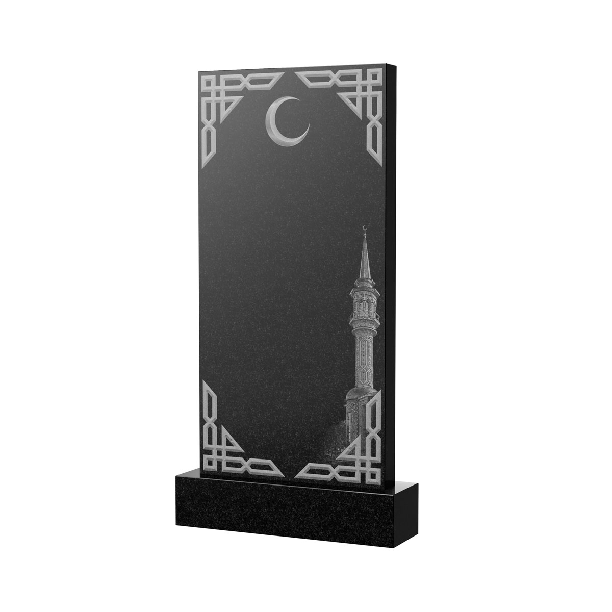 Художественное оформление памятника в Кургане | Художественное оформление на гранитную стелу, рисунок ВХО-040