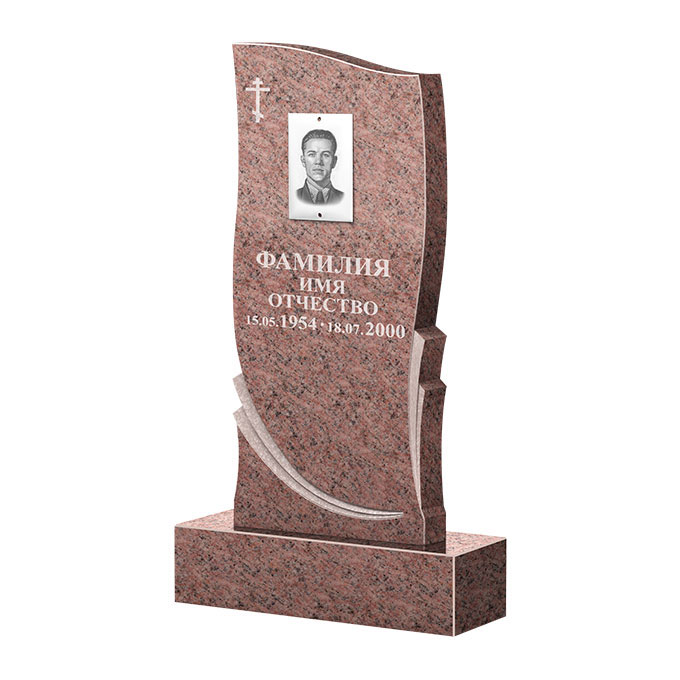 Гранитные памятники в Кургане | Памятник из гранита Розалия Pink ФГЦ-044