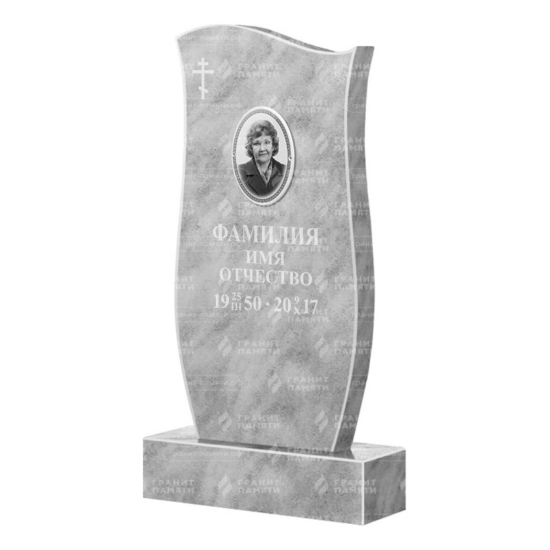 Бюджетные памятники в Кургане | Мраморный памятник ФМ-033
