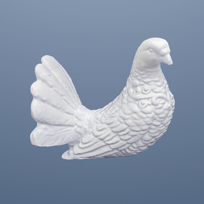 Скульптуры из искусственного мрамора в Кургане | Голубь право