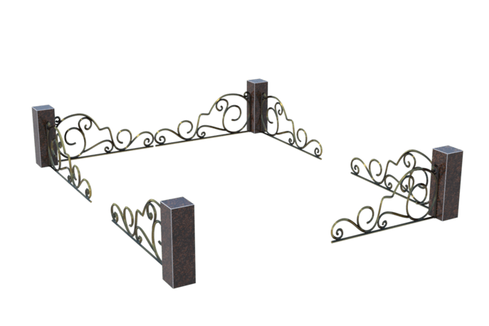 Цоколи на могилу в Кургане | Цоколь на могилу №0050