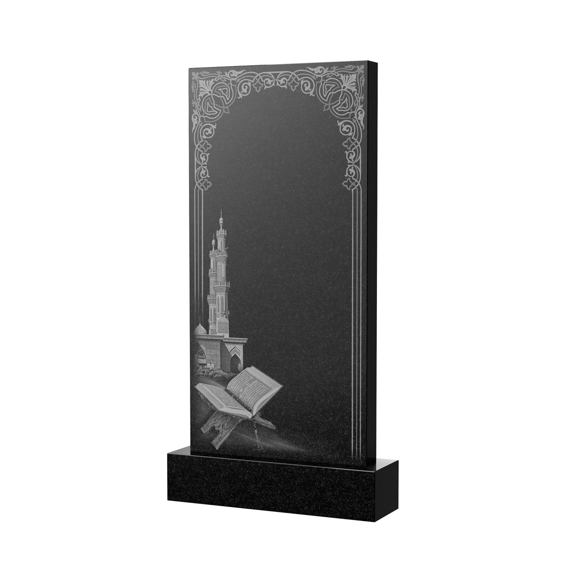 Художественное оформление памятника в Кургане | Художественное оформление на гранитную стелу, рисунок ВХО-039