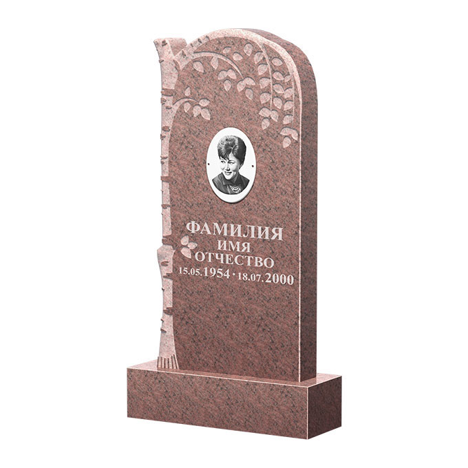 Гранитные памятники в Кургане | Памятник из гранита Розалия Pink ФГЦ-091