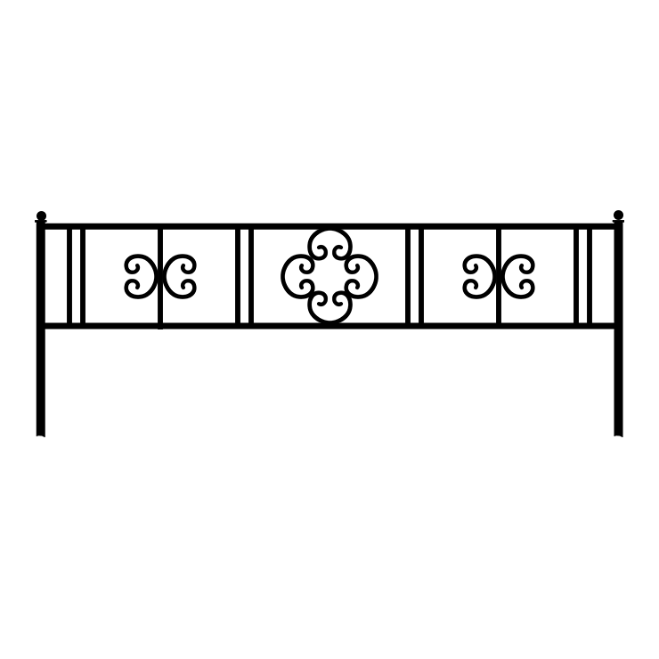 Кованые изделия в Кургане | Кованая оградка ОГ.006