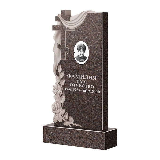 Гранитные памятники в Кургане | Памятник из гранита Карел Brown ФГЦ-189