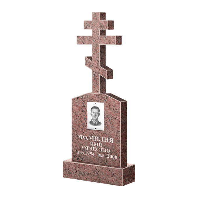 Гранитные памятники в Кургане | Памятник из гранита Розалия Pink ФГЦ-099