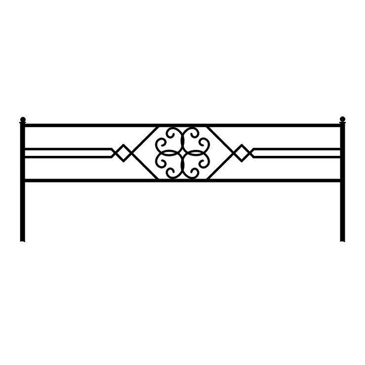 Кованые изделия в Кургане | Кованая оградка ОГ.003