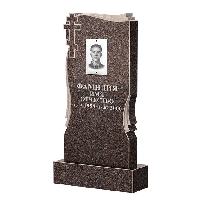 Гранитные памятники в Кургане | Памятник из гранита Карел Brown ФГЦ-185