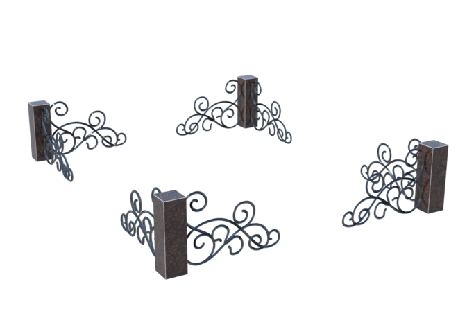 Цоколи на могилу в Кургане | Цоколь на могилу №0048