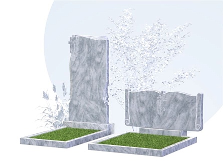 Памятники из мрамора в Кургане